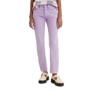 NWT LEVI WOMEN'S 501 ORIGINAL FIT JEANS - PURPLE ROSE Size 29/30